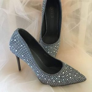 Beautiful Silver Stilettos Heels